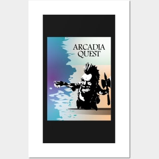 Arcadia Quest - Board Games Design - Movie Poster Style - Board Game Art Posters and Art